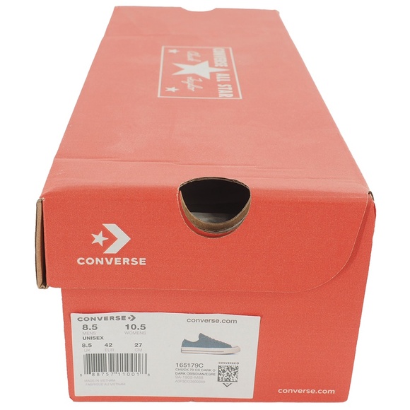 Converse Chuck Taylor 70 OX Faux Velvet Sneakers - Picture 9 of 9